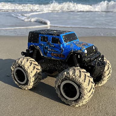 Threeking 1:16 Waterproof Monster Truck SUV Toys RC Cars Remote Control Car Truck Toys 4WD All Terrain Off-Road Car Toy Gifts Presents 6 7 8 9 10 11 12 Year Old Kids Boys Girls Toys - Image 8