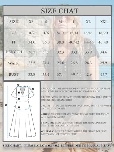 CUPSHE Women's Swimwear Cover Up Crochet Mini Dress V Neck Beachwear Short Sleeve Summer Rainbow Colorblock,L - Image 6