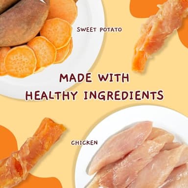 Jungle Calling Chicken & Sweet Potato Dog Treats – Gluten-Free, Grain-Free, High-Protein Natural Chews for Medium/Large Breeds, Edible Pet Snacks,10.6 oz - Image 3