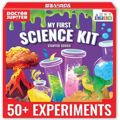 Doctor Jupiter My First Science Kit, Chemistry Set for Kids Ages 4-5-6-7-8 | Birthday Gift Ideas for 4+ Year Old Boys & Girls | Toy Stem Kit with 50+ Experiments | Learning & Educational Projects - Image 1