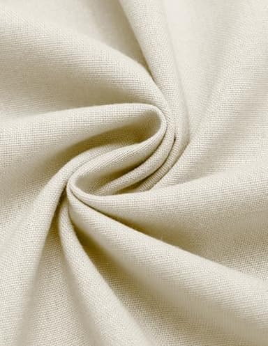 COOFANDY Men Casual Linen Blazer Classic Fit Sport Coat Linen Jacket Summer Beach Wedding Party Beige - Image 4