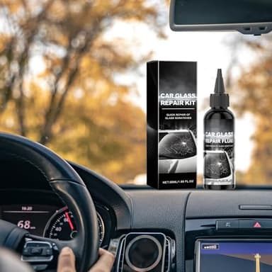 JUDUNA Windshield Crack Repair Kit, 2025 New Car Cracks Gone Glass Repair Kit Windshield Repair Kit for Chips and Cracks, Car Glass Repair Glue Scratch Chip Cracks Repair Kit (1 Pcs) - Image 9