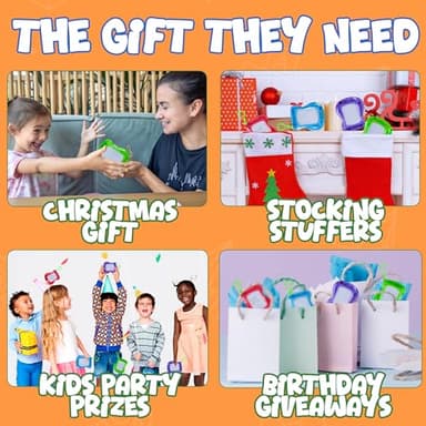 Bedwina Mini Magnetic Drawing Board for Kids - (Pack of 12) Backpack Keychain Clip Drawing Boards, Erasable Doodle Sketch Writing Pad Boys & Girls, Birthday Kids Party Favors - Image 4