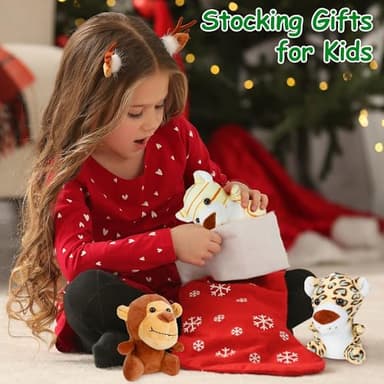 Arrozon 12 Pcs Small Stuffed Animals Bulk, 4.5 Inch Mini Stuffed Animals, Keychain Plush Toys Stocking Stuffers for Kids, Carnival Prizes, Classroom Treasure Box, Claw Machine Filler, Pinata Stuffers - Image 2