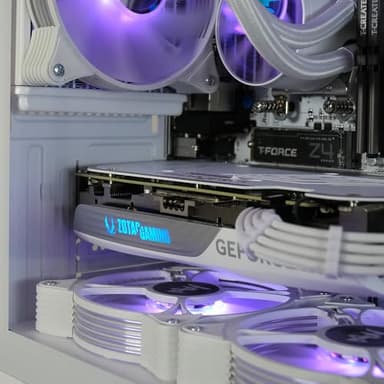 ViprTech Stryker 3.0 Liquid-Cooled PC - AMD Ryzen 7 (4.1GHz Turbo), RTX 3060 12GB, 32GB DDR4 3200, 1TB NVMe SSD, 700W PSU, WiFi BT, Win 11 Pro, RGB, Gaming Desktop Computer Prebuilt, White - Image 8