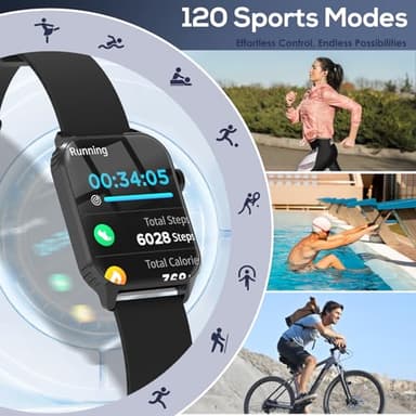 TRAUSI Smart Watch for Men, 1.83" HD - Image 5