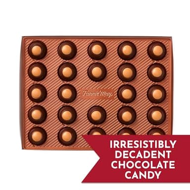 Fannie May, Milk Chocolate Candy, Peanut Butter Truffles, Gift Box, 11 oz - Image 3