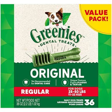 Greenies Original Regular Dental Dog Treats, 36 oz. Pack (36 Treats) - Image 1