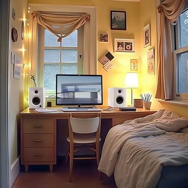 NL HOME PC Speakers for Desktop, 60W Max Output Compact Gaming Computer Speakers, Bluetooth 5.3/Aux-in Connectivity, Rich Bass Sound for Desktop, Laptop, Monitor - White - Image 3