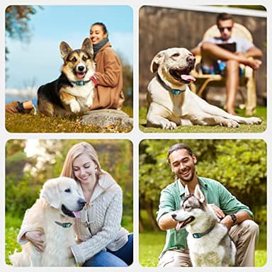 NBJU Bark Collar for Dogs,Rechargeable Anti Barking Training Collar with 7 Adjustable Sensitivity and Intensity Beep Vibration for Small Medium Large Dogs (Blackish Green) - Image 7