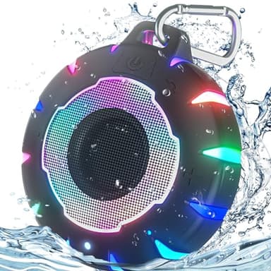 HEYSONG Waterproof Shower Bluetooth Speaker, Durable & Portable with Clear Sound, Ideal for Shower, Pool, Beach & Kayaking – Great Gift for All Ages - Image 1