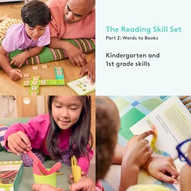 Lovevery Reading Skill Set, Learn to Read for Kindergarten and 1st Grade, Fun Phonics Games and Books, Part 2 - Image 2