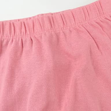 HonestBaby Baby 3-Pack Organic Cotton Footed Harem Pants, Strawberry Pink Floral, 6-9 Months - Image 3