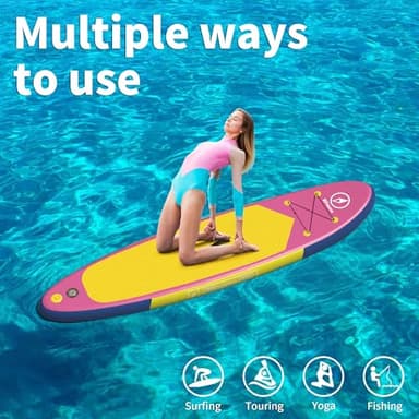 Inflatable Stand Up Paddle Board for Adults, with Accessories, Around 10'*30"*6" - Image 8