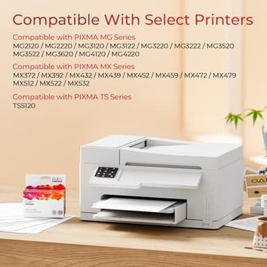 ejet PG-240XL/CL-241XL Ink Cartridge Replacement for Canon 240XL 241XL Combo Pack for Canon 240 241 High Capacity for Printer Pixma MG3620 TS5120 MG2120 MG3520 MX452 MX512 MX532 MX472 (2 Pack) - Image 2