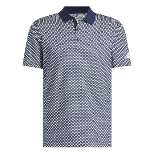 adidas Men's Beyond Textured Polo Shirt, Collegiate Navy, X-Large