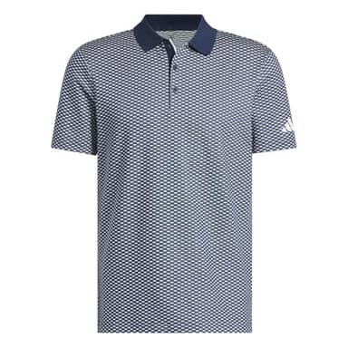 adidas Men's Beyond Textured Polo Shirt, Collegiate Navy, X-Large