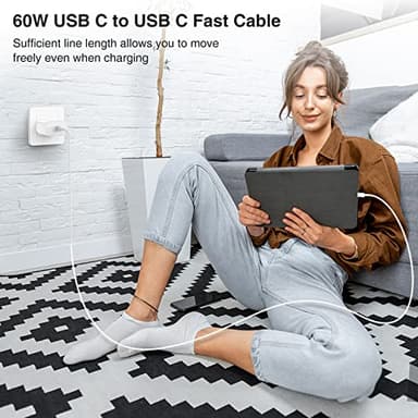 iPhone 17 16 15 Fast Charger 10ft, USB C Charging Block and Long Type C to C Cable Cord, iPad Wall Plug Power Adapter Cube Brick for Apple iPhone 17 Pro Max/17 Air/16 e/16 Pro/15 Plus/15 Mini/Samsung - Image 6