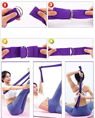 YXILEE Pilates Ring Circle Set - Workout at Home Workout Equipment Women - Booty Bands Stretching Equipment Pilates Mini Exercise Ball for Legs Arms and Thighs - Image 5