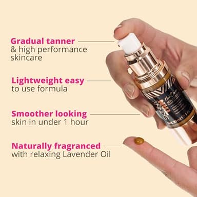 Skinny Tan Notox Beauty Elixir Facial Serum - Lightweight, Easy To Use Formula - Delivers Smoother Looking Skin in Less Than One Hour - Calms and Hydrates - Dermatologically Tested - 1 oz - Image 2