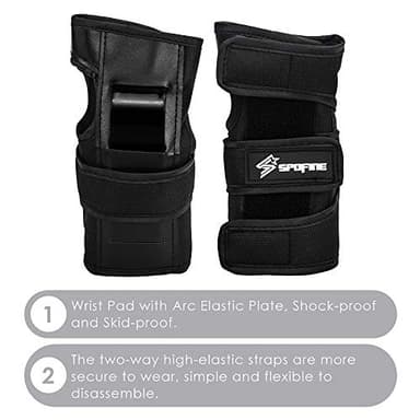 S SPOFINE Kids Bike Helmet, Toddler Helmet for Youth Adult, Knee Pad Elbow Pad Wrist Guard Protective Gear Set for Skateboard, Bike, Skating, Cycling - Image 4