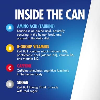 Red Bull Sea Blue Edition Energy Drink, Juneberry, with 80mg Caffeine plus Taurine & B Vitamins, 8.4 Fl Oz, Pack of 24 Cans (6 Packs of 4) - Image 7