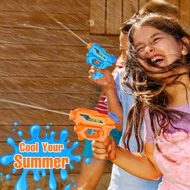 Water Guns for Kids, Squirt Guns Mini Water Gun Pistol Small Water Blaster for Boys Girls Toddlers, Summer Toys for Outdoor Swimming Pool Beach Water Toys - Image 3