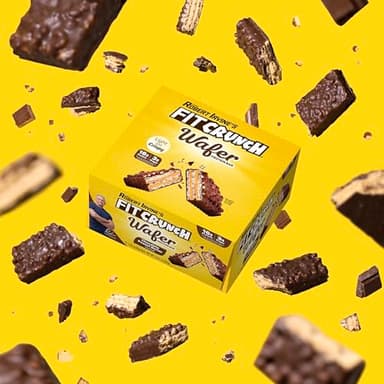 FITCRUNCH Wafer Protein Bars, 16g of Protein & 3g of Sugar (9 Bars, Chocolate Peanut Butter) - Image 5