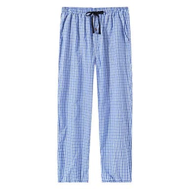 MoFiz Men's Pajama Bottom Pants Cotton Plaid Slpeepwear Loungewear Pants House Wear 3-Pack Size M - Image 3