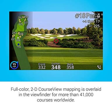 Garmin Approach Z82, Golf GPS Laser Range Finder, Accuracy Within 10” of The Flag, 2-D Course Overlays - Image 4