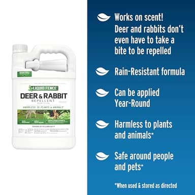 Liquid Fence Deer And Rabbit Repellent Ready-To-Use, Apply Year-Round, 1 Gallon - Image 11