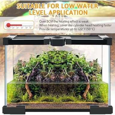 Hamiledyi Reptile Heating Pad 23W, Waterproof Under Tank Heater Mat 8x12 Inch for 30-40 Gallon Terrariums, Safe Heat Mat for Bearded Dragons, Leopard Geckos, Hermit Crabs, Snakes & Lizards - Image 5