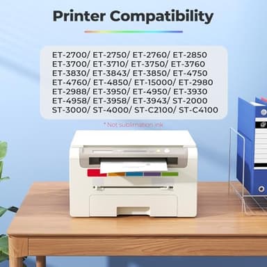 502 Ink Refill Bottles ET-2850 ET-3760 ET-3850 Replacement for 502 Ink Bottles (5 Pack) for ET 2850 ET 3850 ET-4850 ET-2760 ET3760 2850 ET-4760 ET-3830 ET-3843 ET-2750 ET-3750 ET4750 ET-15000 Printer - Image 3