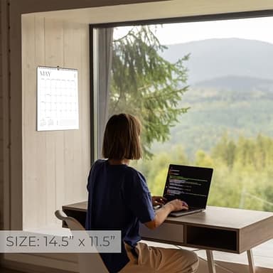 Beautiful 2025-2026 Wall Calendar - Runs from January 2025 until July 2026 – 14.5"x11.5" Office Wall Calendar for Easy Organizing - Image 5