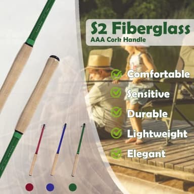 Aventik Zeno S2-Glass Tenkara Rod(10'0'' 10Sec, Navy Blue) - Image 6