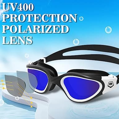 WIN.MAX Polarized Swimming Goggles Swim Pool Goggles Anti Fog Anti UV No Leakage Clear Vision for Men Women Adults Teenagers - Image 4