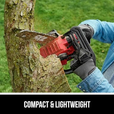 SKIL PWR CORE 40 Brushless 40V 12" Top Handle Chain Saw Kit Including 2.0Ah Battery and Charger-TH1200C-11 - Image 4
