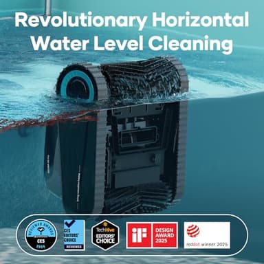 AIPER Scuba S1 Pro Cordless Robotic Pool Cleaner, Horizontal Waterline Cleaning, Smart Navigation, 180-Min Battery Life, Ideal for In-Ground Pools up to 2,150 Sq.ft - Image 2