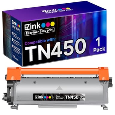 E-Z Ink Compatible Toner Cartridge Replacement for Brother TN450 TN420 TN-450 TN-420 to use with HL-2270DW HL-2280DW HL-2230 HL-2240 MFC-7360N MFC-7860DW DCP-7065DN Intellifax 2840 2940 (1 Black) - Image 1
