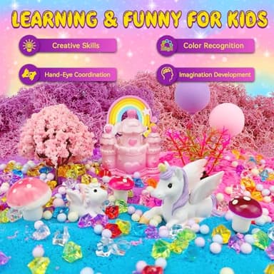 Unicorn Terrarium Crafts Kit for Kids-LED Night Light Up & Remote Unicorn Birthday Gifts Toys for Girls Ages5 6 7 8 9 10 Year Old-Christmas Gifts for Girls - Image 5