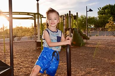 Cozople Big Boys Quick Dry UPF50+ Beach Swim Trunks with Stretchy Boxer Brief Liner Swimming Shorts Novelty Blue Shark Graphic Lightweight Swimwear Bathing Suit Size 10-12 - Image 2