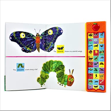 World of Eric Carle, Around the Farm 30-Button Animal Sound Book - Great for First Words - PI Kids - Image 3