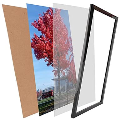 Medog Studio Gallery 24x36 Poster Frame Black,Display Pictures 24x36 Picture Frame, Studio Gallery Frame, Wall Schools Colleges Sign Frame, 1 Pack - Image 8
