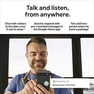 Google Nest Doorbell - (Wired, 2nd Gen) - Wired Video Doorbell Camera - Doorbell Security Camera - Ivy (Renewed) - Image 7