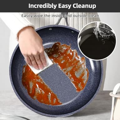 Nuwave Lux 13pc Forged Lightweight Cookware Set PFAS Free, Healthy G10 Duralon Ceramic Coating, Ultra Non-Stick, Stay-Cool Handles, Works on All Cooktops & Induction Ready - Image 6