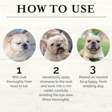 Rosen Apothecary 5-in-1 Moisturizing Dog Wash & Grooming Brush Set - Made with Naturally Derived Ingredients to Cleanse, Soothe, Deodorize, and Soften The Skin and Coat - Image 7