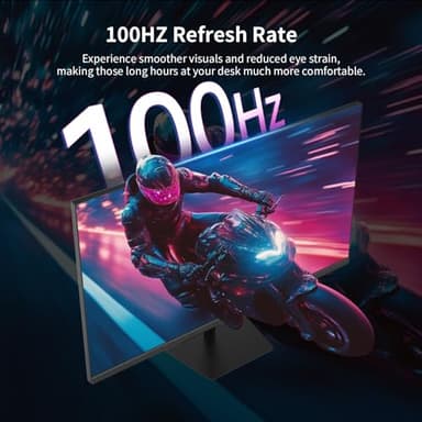 KTC 24.5 Inch 100Hz IPS Computer Monitor - FHD(1920 x 1080P), Anti-Blue Light Screen, 126% sRGB, 16.7M, Support FreeSync and GSync, PC Monitor for Casual Gaming and Working - Image 2