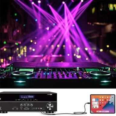 WORLDBOYU USB C to RCA Cable Audio Aux Adapter, Stereo Y Splitter Adapter for Select iPhone, iPad and iPod Models for Power Amplifier, Car, Home Theater, Speaker and More 10FT - Image 5