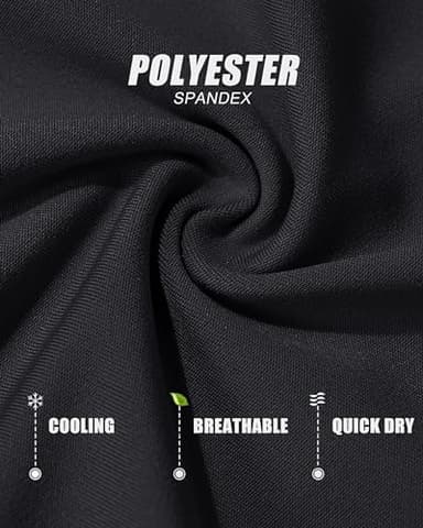 MAGCOMSEN Gym Tank Tops for Men Sun Shirt Quick Dry Summer Bodybuilding Workout Sleeveless Shirt Black Medium - Image 5