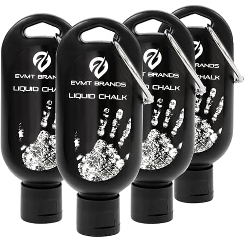 EVMT Brands Liquid Chalk, Mess Free Gym Chalk for Weightlifting, Gymnastics, Rock Climbing, Dancing. Sweat Resistant and Long Lasting for Stronger Grip. Package May Vary. - Image 1